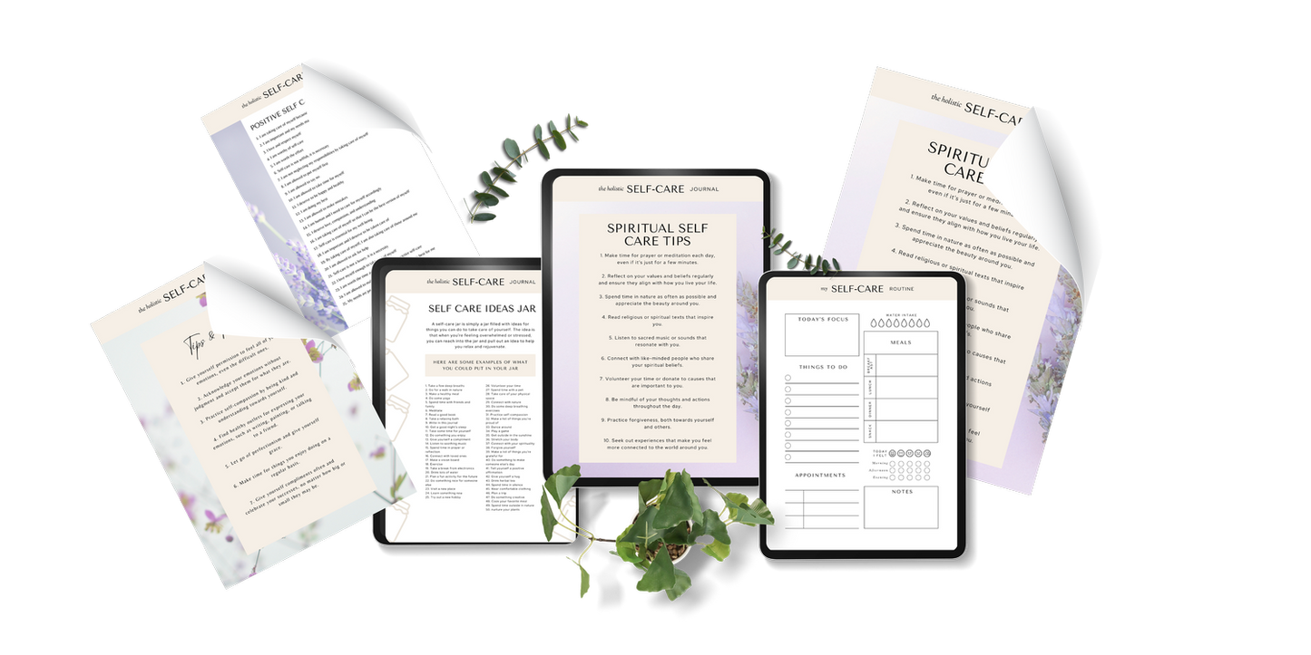 Holistic Self Care Planner