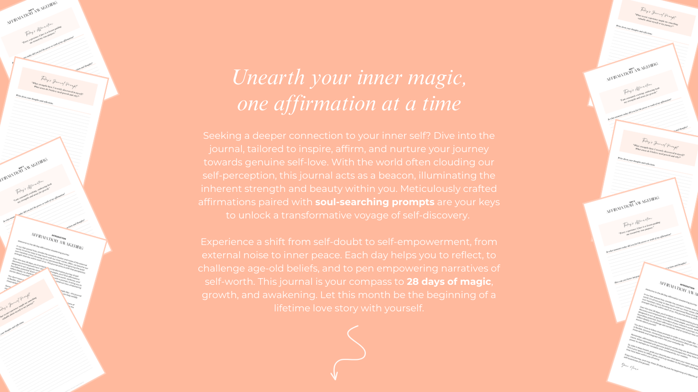 28 Day Affirmation Awakening Journal