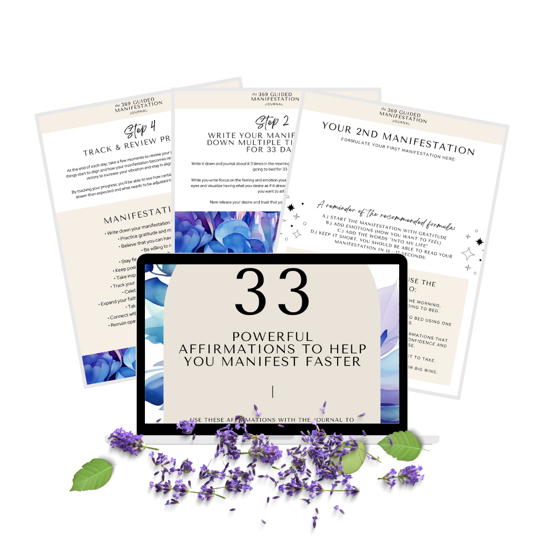 369 guided manifestation journal