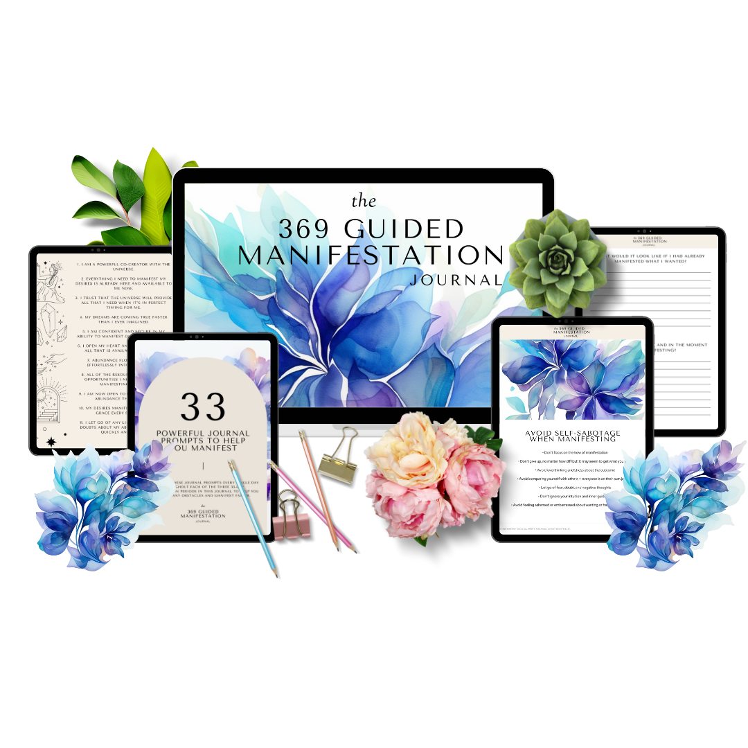 369 guided manifestation journal