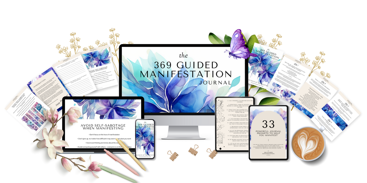 369 guided manifestation journal