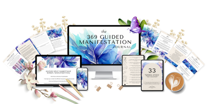 369 guided manifestation journal