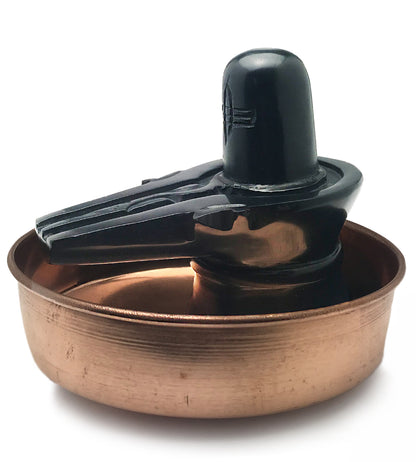 Shiva Linga in Copper Bath