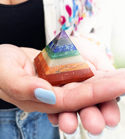 Chakra Crystal Pyramid Size