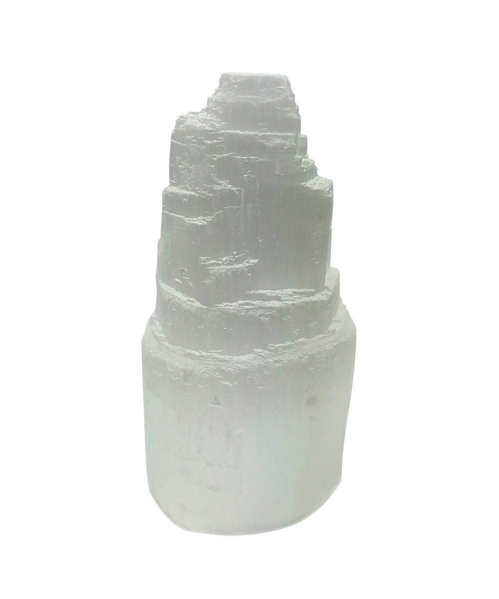 Selenite Tower- Iceberg White - The Deva Shop