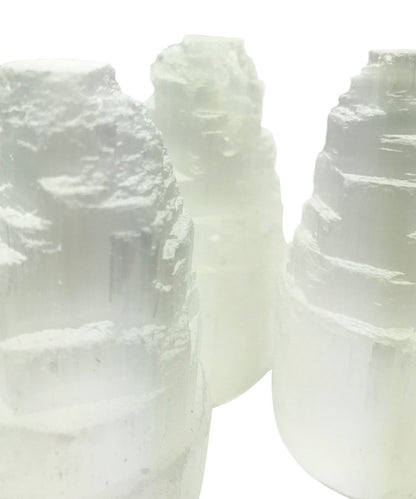 Selenite Tower- Iceberg White - The Deva Shop