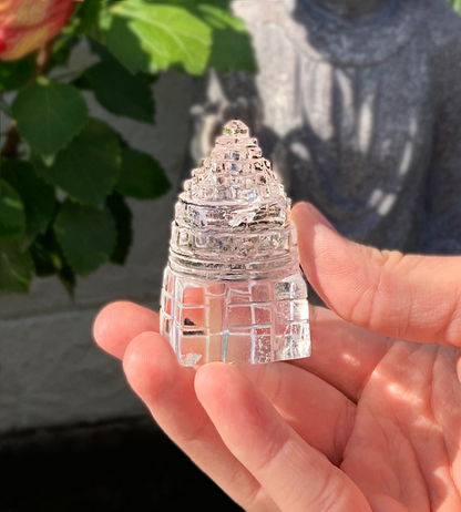 Clear Quartz Sri Chakra Tower