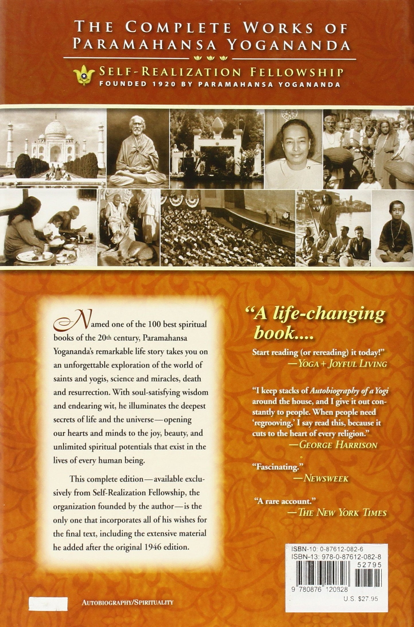 Autobiography of a Yogi by Paramahansa Yogananda -Paperback