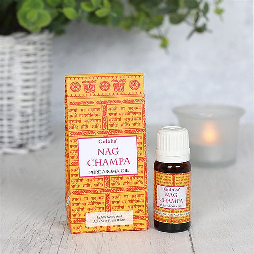 Goloka Nag Champa Pure Aroma Oil – The Deva Shop