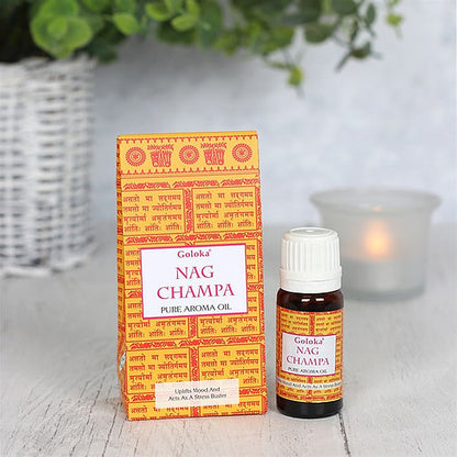 Goloka Nag Champa Pure Aroma Oil