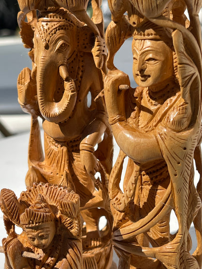 Krishna Tall Wooden