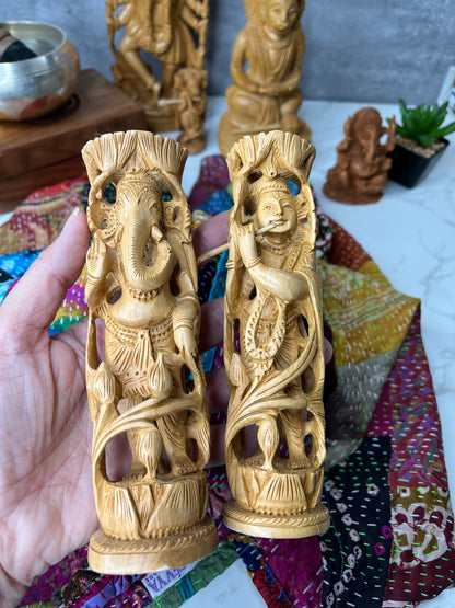 Krishna Tall Wooden