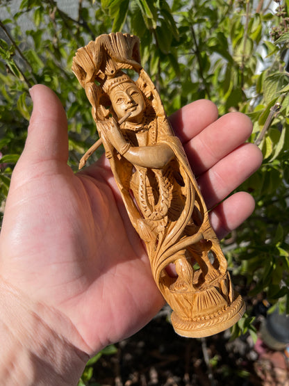 Krishna Tall Wooden