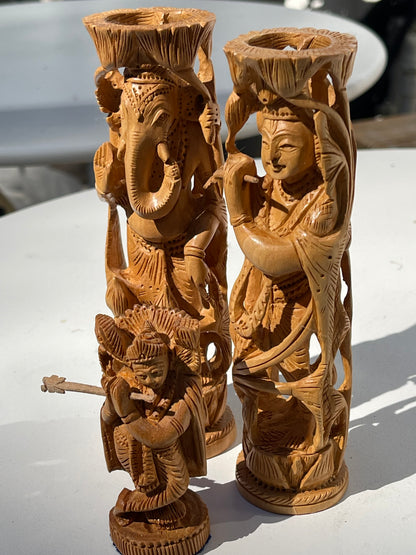Krishna Tall Wooden