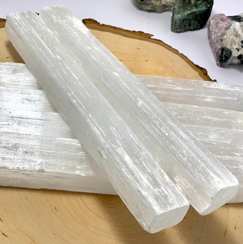 Rough Selenite Wand-Approximately 4 Inches Long