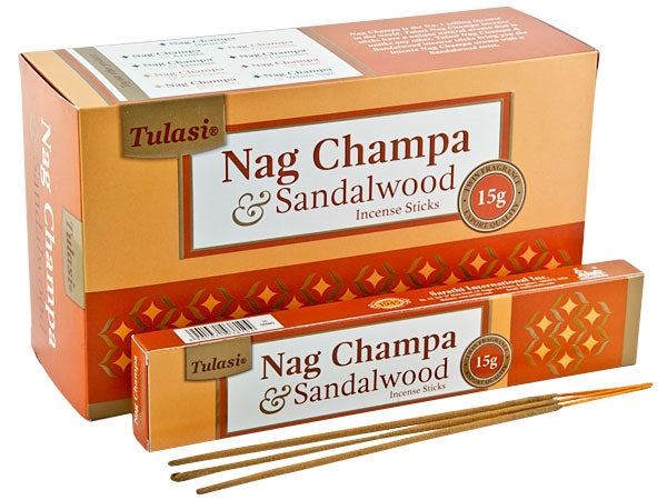 Tulasi Nag Champa & Sandalwood Incense